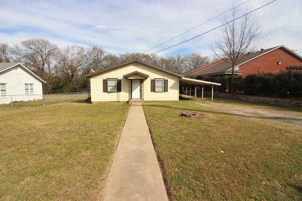FOR LEASE! 2 BR - 1BA - Frame Home with Carport. 1,080 sf. Central Heat & Air. Washer & Dryer Hookups in Bedroom. Storage Building. Large Backyard but Not Fenced. No Pets. No Smoking.