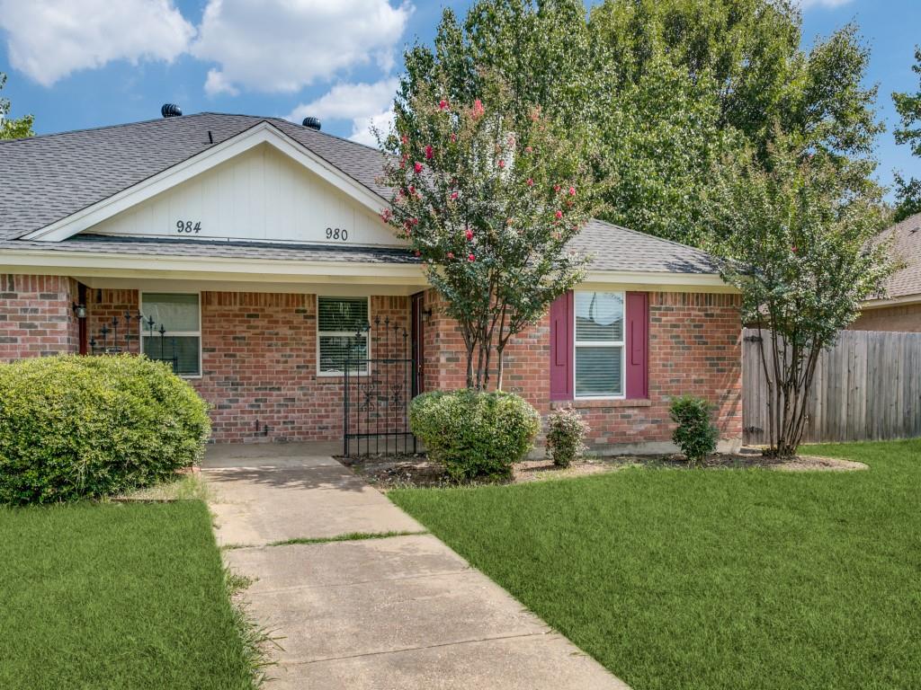 Investor or personal home opportunity in highly desirable Keller ISD! This well-maintained half duplex offers strong rental potential with a functional layout, low-maintenance yard, and covered rear parking. Inside, you'll find an efficient galley-style kitchen with ample cabinet space, durable tile flooring, and an open flow into the living areas. The private fenced yard with mature shade trees creates a welcoming outdoor space for tenants or future owners alike.
Conveniently located near shopping, dining, major highways, and top-rated schools, this property is ideal for expanding your rental portfolio or securing a long-term investment in a high-demand area. Affordable, practical, and positioned in an excellent location, this duplex is a smart addition for investors seeking steady income potential and future appreciation.