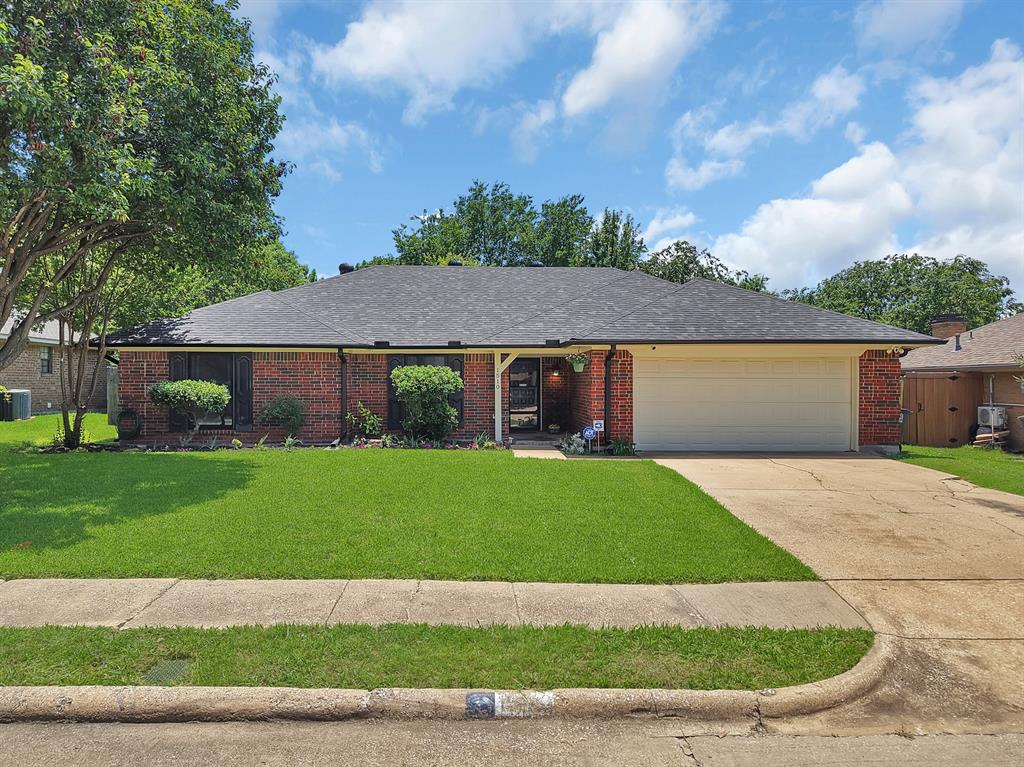 Welcome home! This charming and beautifully maintained 3-bedroom, 2-bath home is packed with updates and ready for its next owner. From the moment you arrive, you’ll appreciate the outstanding curb appeal and inviting atmosphere. Inside, you’ll find luxury vinyl plank flooring, fresh interior paint, all-new windows, and remodeled bathrooms that blend style and functionality. The spacious floor plan offers generously sized bedrooms, each featuring its own walk-in closet, providing plenty of storage throughout. The kitchen is complemented by a huge walk-in pantry, while the separate full-size utility room adds everyday convenience. A two-car garage provides additional storage and parking space. Step outside to an oversized backyard designed for relaxing and entertaining. Enjoy evenings on the covered deck overlooking the expansive yard, complete with a fire pit and wood privacy fence making it perfect for gatherings with family and friends. Cute, updated, well-maintained, and priced right! This one checks all the boxes and won’t last long! Schedule your showing today!