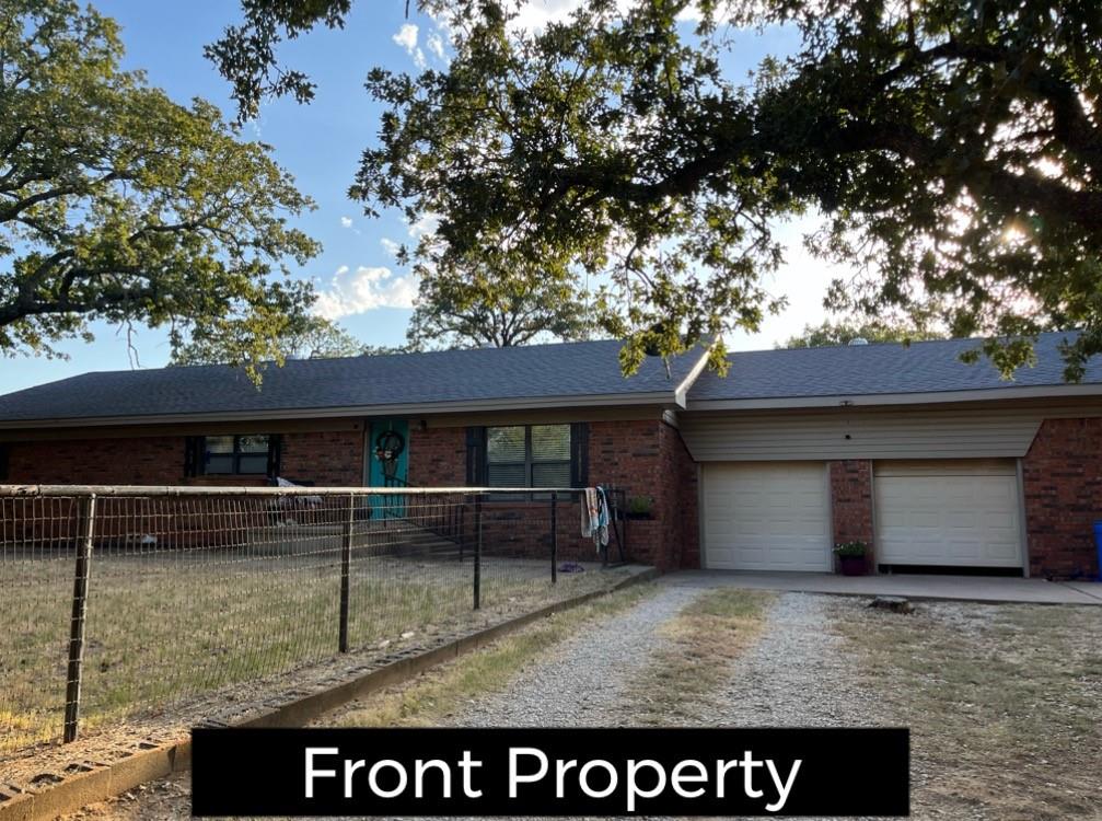 WOW! FINALLY YOUR RARE OPPO9RTUNITY TO FIND SMALL ACREAGE WITH BEAUTIFUL HOME IN JACK COUNTY. HOME HAS ALL THE DESIRED AMENITIES, LARGE OPEN SPACIOUS LIVING KITCHEN COMBO, FORMAL DINING ROOM( WHICH COULD BE 4TH BEDROOM IF NEEDED). HUGE 16X24 ROOM, USED FOR STORAGE OR COULD BE GAME ROOM, LARGE MASTER BEDROOM OR WHATEVER YOU DESIRE. 28X8 STORAGE AREA ATTACHED TO THIS ROOM ALSO. THE ACREAGE WITH THE HOME IS 8.6 ACRES, BREATH TAKING VIEWS OF SUNRISE , SUNSETS, THE WOODS ARE LOADED WITH DEER WHICH COME RIGHT UP TO THE FENCED YARD. TWO PONDS ADD TO THE DELIGHT OF FISHING RIGHT AT HOME, LOTS OF ROOM TO RUN AND PLAY, NEW BASKETBALL COURT WITH NEW BACKBOARD,  RIDE HORSE, 4 WHEELERS. THIS PLACE HAS IT ALL!!!  VERY PRIVATE SETTING LOCATED OFF THE HIGHWAY SET BACK IN THE WOODS. NO DISAPPOINTMENTS HERE.