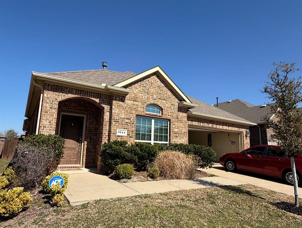 Stunning 4-Bedroom Home in Highly Sought-After Clements Ranch! PROPERTY QUALIFIES FOR USDA 100% FINANCING! Discover this beautifully designed home in the desirable Clements Ranch community of Forney, TX! This charming 4-bedroom, 2-bath home boasts an inviting open floor plan with wood-like tile flooring in the living area and front bedroom, perfect for a home office. Soaring 10-foot ceilings create an airy feel, while the cast stone fireplace with gas logs and electric starter adds warmth and elegance. Enjoy immersive sound with built-in surround sound speakers in the living room, plus modern smart home features, including a smart lock front door and security camera doorbell. The spacious eat-in kitchen is a chef’s dream, featuring dark wood cabinetry, granite countertops, a stylish tiled backsplash, and stainless steel appliances, including a gas range. The generous breakfast area provides plenty of space for gatherings. The primary suite is a peaceful retreat with large windows overlooking the backyard, allowing for ample natural light. The ensuite bathroom offers a garden tub, separate shower, dual sinks, and a walk-in closet. Step outside to a pool-sized backyard designed for entertaining! The 14x8 covered patio is pre-wired for sound, and an additional 25x10 open patio provides even more space for outdoor fun. Nestled in Clements Ranch, this community offers scenic walking trails, stocked fishing ponds, a resort-style pool, fitness center, and a stunning clubhouse set in a historic ranch house. Located in Forney, a rapidly growing city just east of Dallas, you’ll enjoy small-town charm with easy access to shopping, dining, and top-rated schools. Don’t miss your chance to own this exceptional home—schedule your showing today!