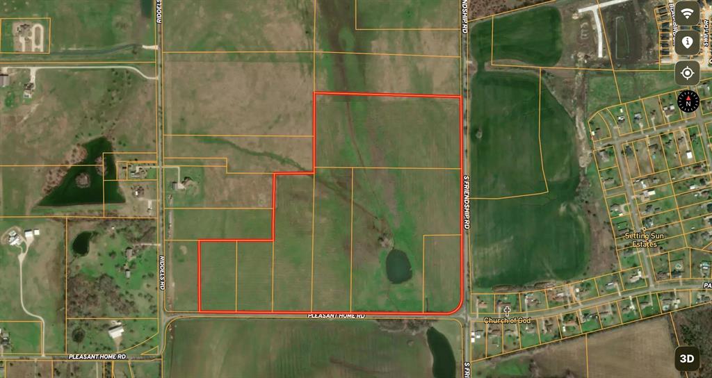 Opportunity awaits with approximately 75 MOL acres ideally located within the Sherman city limits at the intersection of Pleasant Home and Friendship Roads. This North Western corner property features a scenic pond and gently rolling terrain, currently utilized for hay production. The location offers proximity to Sherman High School, Texoma Christian School, and convenient access to Highway 56, FM 1417, S. Heritage Parkway, and is just minutes from the major intersection of US HWY 75 & Heritage Parkway, connecting you with essential amenities and roadways. Additionally, this property is only 20 minutes from Lake Texoma, providing easy access to one of the region’s premier recreational destinations.
The property is situated near several of Sherman’s rapidly growing industries, including Texas Instruments, Coherent, Eaton, Emerson, GlobalWafers, GloibiTech and more. This dynamic industrial growth enhances the area’s appeal for future development and offers excellent opportunities for investment. Developers and investors can envision a range of uses on this versatile site, from single family homes and multi-family residences to mixed-use communities, subject to approval by the City of Sherman Planning and Zoning Department. All uses and plans should comply with local zoning and land use requirements.
Don’t miss the chance to invest in a thriving area with outstanding access to schools, major employers, commuter routes, and abundant growth potential. For more information or to discuss development possibilities, please contact the listing agent. All buyers are responsible for confirming all details with the City of Sherman regarding permitted uses and development processes.