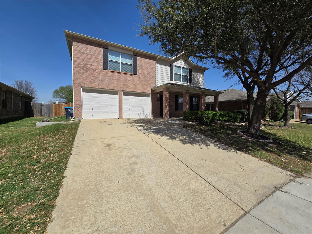 Welcome home to this move in ready 4 bedroom,2.5 bath single family residence in desirable North Fort Worth.From the moment you arrive,you’ll appreciate the inviting front porch complete with a charming porch swing, framed by a large mature shade tree that adds instant curb appeal.
Inside,the open concept floor plan offers excellent flow for both everyday living and entertaining.The spacious kitchen features solid surface countertops,center island,eat in dining area, pantry, and a walk in pantry, along with a water line for the refrigerator. The kitchen opens seamlessly to the main living area, highlighted by a cozy gas fireplace with gas logs and starter.The primary suite is conveniently located on the first floor and offers a private retreat with dual sinks, built in cabinetry, a garden tub, separate shower, and a large walk in closet. A half bath and utility room with built in cabinets and linen storage complete the main level.Upstairs, you’ll find three generously sized bedrooms, all with ceiling fans and walk-in closets, plus a full bath with dual sinks and drip dry area. An additional upstairs family room provides flexible space perfect for a game room, media room, or second living area.Additional features include a large garage, durable flooring throughout, central heating and air, and a fenced backyard ideal for outdoor enjoyment. The community offers a neighborhood pool, adding to the lifestyle appeal.Well maintained, thoughtfully designed, and truly move in ready this home offers space, comfort, and convenience in a sought after Fort Worth location. Ideally located with shopping, dining, and entertainment less than 5 minutes away. Convenient access puts you approximately 30 minutes from Dallas-Fort Worth International Airport, 15 minutes to the Fort Worth Stockyards, 20 minutes to Eagle Mountain Lake, 15 minutes to Texas Motor Speedway and Buc-ee’s, and just 25 minutes to Naval Air Station Joint Reserve Base Fort Worth and Lockheed Martin Fort Worth.