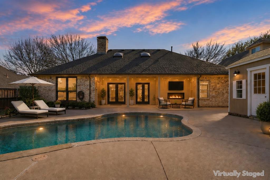 Located in the highly sought-after Eldorado Country Club area, this exceptional home sits within McKinney ISD, one of the area’s award-winning school districts, walking distance to the prized Valley Creek Elementary. Set in one of McKinney’s most popular communities, this property offers an ideal blend of comfort, style, and location.

The backyard is an entertainer’s dream, featuring an upgraded privacy fence, a sparkling pool, a covered patio perfect for outdoor gatherings, and a separate workshop with electricity—ideal for hobbies, storage, or projects. The rear of the home is lined with windows, filling the living spaces with abundant natural light and creating a seamless indoor-outdoor feel.

Inside, the home offers three bedrooms plus a versatile bonus room that can serve as a fourth bedroom, home office, or second living area. The completely remodeled kitchen is truly a chef’s dream, showcasing high-end updates including a built-in refrigerator-freezer and a 6 burner range, along with modern finishes and thoughtful design. Executive kitchen remodel with Norwegian blue granite counters, mother of pearl backsplash, custom cabinetry, high end Forno Italia 36 inch gas range and matching vent hood with heat lamps, Rizzuto double stainless steel fridge-freezer combo, Kitchen Aid convection micro, and three rack 44 db dishwasher.

This is a home with proven demand—receiving multiple offers the last 2 times it was listed—and it’s easy to see why. Don’t miss this opportunity to own a standout property in one of McKinney’s most desirable neighborhoods.