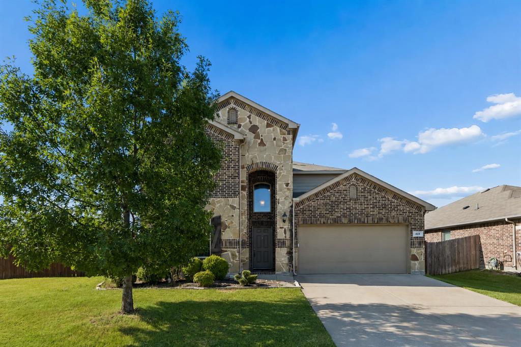 Positioned on a desirable corner lot in the sought-after Mistletoe Hill community, this well-maintained two-story home offers the space, flexibility, and everyday comfort today's buyers are looking for. Set on approximately 0.243 acres, the thoughtfully designed floor plan blends inviting living spaces with versatile rooms to fit your lifestyle. The bright living room flows seamlessly into the dining area and spacious kitchen, creating an ideal setting for everyday living and entertaining. The kitchen features abundant counter space and breakfast seating, making it a natural gathering place for morning coffee, casual meals, or hosting family and friends. The main level features a private primary suite with an ensuite bath complete with a soaking tub, separate walk-in shower, and generous closet space. A dedicated office offers flexibility for working from home, creative pursuits, fitness, or hobbies, while the split bedroom floor plan enhances comfort and privacy. Upstairs, a spacious family room provides a second living area for movie nights, game days, or relaxing, along with well-sized secondary bedrooms that offer flexibility for a variety of needs. Step outside to an expansive backyard with plenty of space for entertaining, gardening, recreation, or simply enjoying the outdoors. Residents of Mistletoe Hill enjoy neighborhood amenities including a community pool, park, playground, and walking paths. Conveniently located near Interstate 35W, Highway 174, and Highway 287, this home provides easy access to Fort Worth, Old Town Burleson, Bailey Lake Park, Hidden Creek Golf Course, shopping, dining, and major retail destinations, making commuting and everyday errands a breeze. If you are looking for a home that combines flexible living spaces, an expansive backyard, and a convenient location close to everyday amenities, schedule your private showing today.
