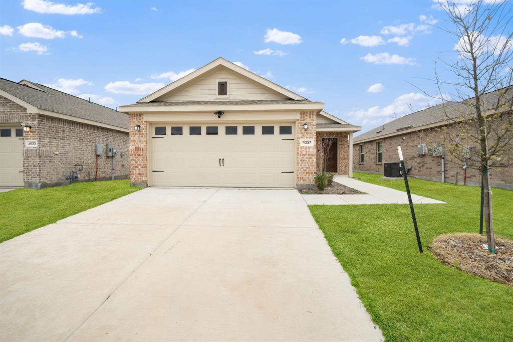 Welcome to this beautifully crafted, newly constructed 3-bedroom, 2-bathroom home in the growing community of Anna. Designed with modern living in mind, this residence offers a functional open-concept layout, clean lines, and quality finishes throughout. The spacious living area is filled with natural light and flows seamlessly into the kitchen and dining space, creating an ideal setting for everyday living and entertaining. The kitchen features brand-new appliances, sleek cabinetry, and ample counter space, making meal preparation both efficient and enjoyable. The primary suite provides a private retreat with a large walk-in closet and a contemporary en-suite bathroom. Two additional bedrooms offer flexibility for guests, family, or a home office. Energy-efficient construction includes LED lighting, double-pane windows, a tankless water heater, and a high-efficiency HVAC system to help reduce utility costs. A dedicated laundry room with washer and dryer included adds convenience. Exterior features include an attached two-car garage and a spacious backyard, perfect for outdoor activities or relaxing evenings. Villages of Hurricane Creek in Anna offers the perfect blend of small-town charm and modern convenience—just minutes from I-75. This thoughtfully planned community features a future amenity center with a pool, scenic ponds, acres of open green space, and miles of hiking and biking trails, giving families countless ways to explore, relax, and connect. Children will attend Anna ISD, with a future onsite elementary school providing added convenience for busy families. Villages of Hurricane Creek delivers exceptional value in a peaceful, picturesque setting you’ll be proud to call home