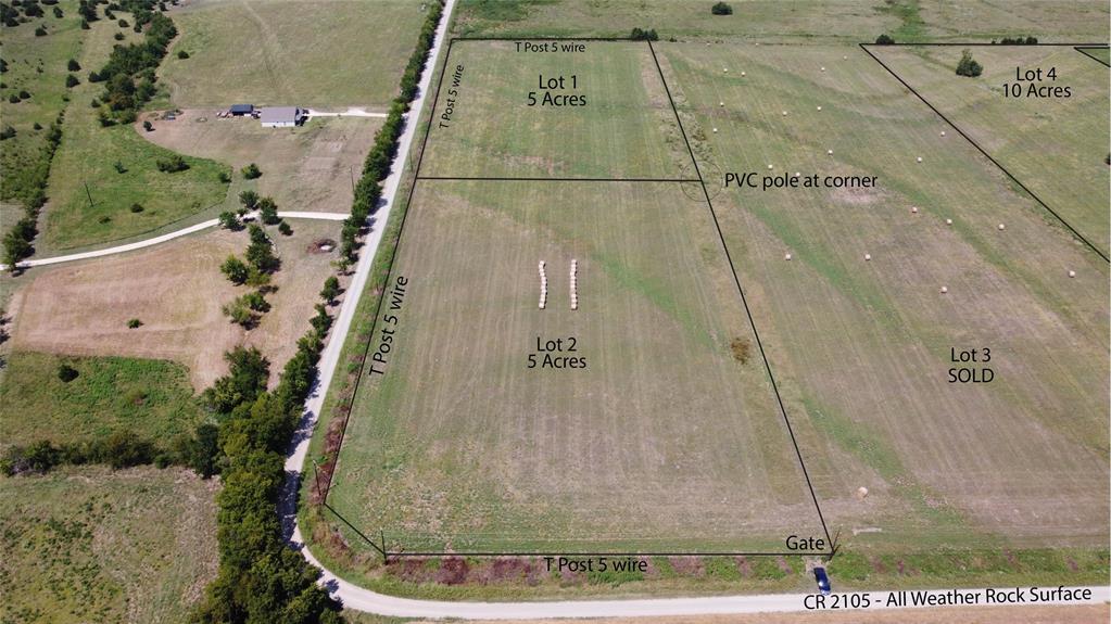 LOT 2- If you’ve been dreaming of land with room to breathe, this 5-acre tract is the one. Nestled between Commerce and Cooper in the heart of Northeast Texas, this property captures everything people love about country living—quiet surroundings, endless skies, and star-filled nights. Set outside city limits with co-op water and electricity available, seller has purchased new water meters that have not been installed to allow your plans to be flexible, seller is requesting to be reimbursed at the time of sale. Minimal Deed Restrictions aimed at long term value protection. Just 1 minute off TX-24 you’ll be just 5 minutes from Cooper, 17 minutes to Commerce, 30 minutes to Greenville & Paris for easy shopping and dining.