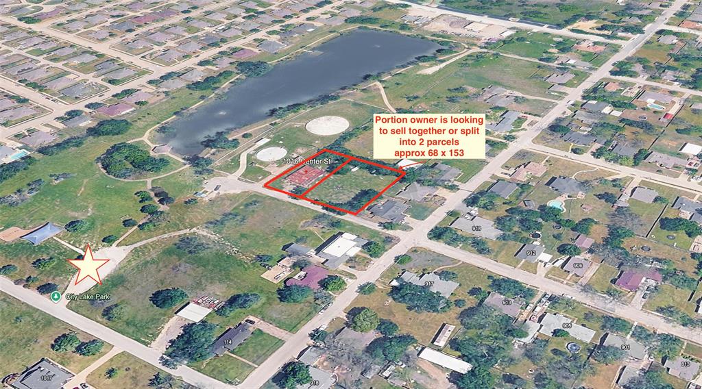 UNIQUE opportunity to build your own piece of heaven just steps away from City Lake Park in Historic Downtown Royse City!  This is part of a larger parcel that owner is ready to part ways with - currently .7 acres in total owner is looking to sell two thirds of the entire parcel - approximately 136 ft wide and 153 ft deep.  Entire .7 acres could potentially be purchased - contact listing agent for more information as seller does still have a 3000 sq ft barn with belongings on the northern most portion of the .7 acre parcel. Seller will also split into 2 small parcels (see mls 21227110)- Tons of flexibility and options to make this one yours! Let's get creative - you are just steps away from the City Park with walking trail, playground, public facilities, gazeebo and more! In addition you will find yourself within reasonable walking distance to vibrant Historic Downtown Main Street with restaurants, shopping and services GALORE! ***This property is located in the Historic District so design guidelines will apply when designing your dream home***