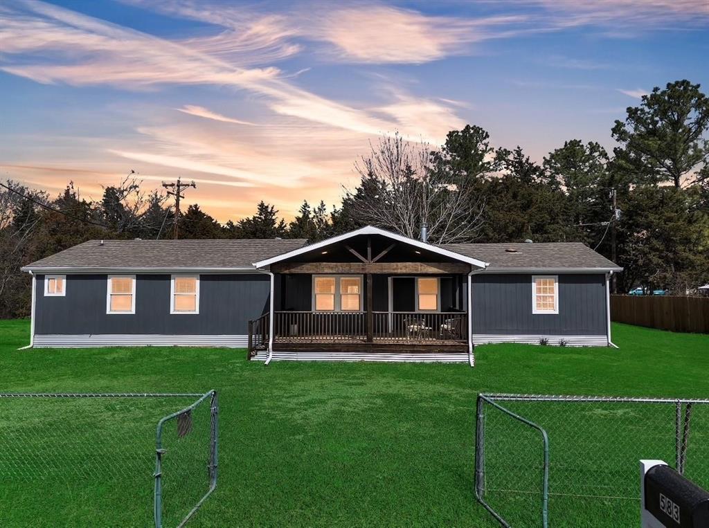 2 Lots Available! Discover your perfect lake retreat with this beautifully fully updated, move-in-ready home located in a No HOA, Airbnb-friendly community. This property sits on two lots and includes an RV hook-up and clean-out system, offering plenty of space for your lake toys — RV, boat, or jet skis! Enjoy your mornings on the inviting front porch or relax on the spacious back deck. The open floor plan is filled with natural light, recessed lighting, and a wood-burning fireplace with porcelain tile surround. The modern kitchen features new stainless steel appliances, quartz countertops, new cabinets, and ceramic flooring. Additional updates include new HVAC, water heater, foam insulation, septic system, windows, blinds, gutters, fixtures, and back fence. Perfect for entertaining, family gatherings, or a peaceful getaway. Conveniently located just 5 minutes from Megastar Casino and the upcoming Hard Rock & Margaritaville Casinos. Seller offering $5,000 in concessions with preferred lender!