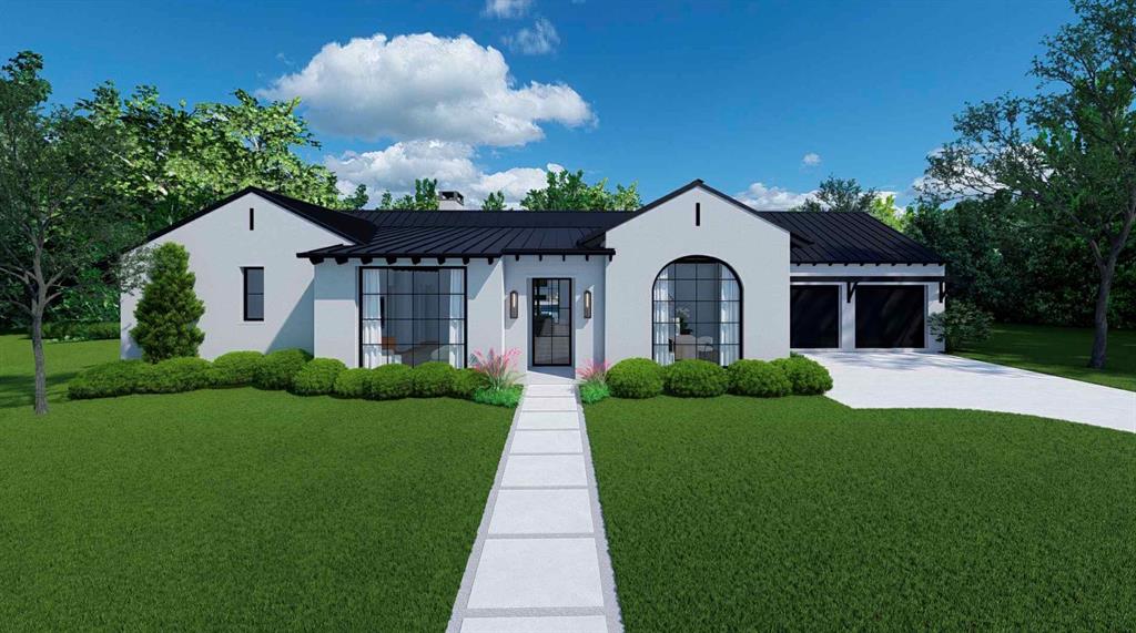 Rare opportunity for single-story new construction by Olerio Homes, located on a nearly half-acre lot, this home offers a private oasis in a prime location. Appointed in a timeless palette this home boasts an open floor plan for seamless entertaining & comfortable living that will appeal to the most discerning of tastes. A functional and flawless floor plan includes a chef's kitchen with a glass wine display, a dedicated study, patio power screens, a three-car garage, and a game room with bar and pool bath access. The owner's suite overlooking the backyard is flooded with natural light, and all secondary bedrooms feature ensuite bathrooms. The outdoor area boasts a veranda with a fireplace, pool, spa, and cabana. This home features only the highest-end designer finishes including Marvin windows, Kohler plumbing fixtures, Visual Comfort lighting, Walker Zanger tile, and Emtek hardware to name a few.
