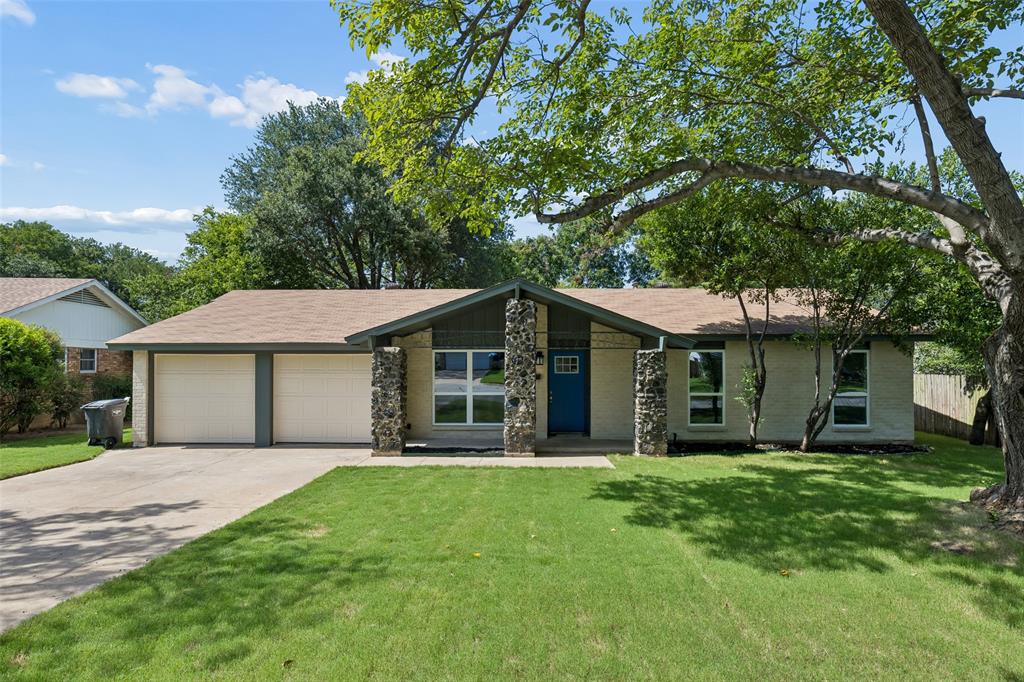 Welcome to this beautiful, fully renovated 3-bedroom, 2-bath home that offers the perfect blend of modern updates and timeless charm. Step inside to discover a bright, open layout featuring stylish finishes, updated flooring, and a newly remodeled kitchen and bathrooms designed for todays lifestyle. The spacious primary suite provides a comfortable retreat, while two additional bedrooms offer flexibility for family, guests, or a home office. A 2 car garage provides plenty of parking and storage. Outside, you'll love the large backyard shaded by mature trees, offering lots of space for entertaining, gardening, pets, or simply relaxing in your own private yard. Conveniently located with easy access to major highways, shopping, dining, and schools This move in ready home is an excellent opportunity for first time buyers, growing families, or anyone looking for a beautifully updated home in Fort Worth.