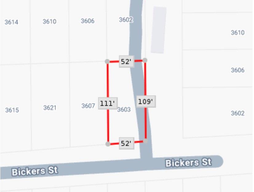 Wonderful vacant lot in West Dallas. Great location within minutes to the airports and downtown. Swing by today!...Bundled with 3542, 3534, and 3606 Bickers Dr.