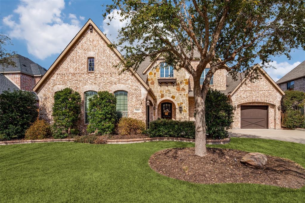 Located in one of Frisco's most coveted neighborhoods, this stunning luxury property has been meticulously maintained and perfectly blends sophistication with comfort. Featuring a mix of traditional elegance and modern amenities, this residence boasts 5 spacious bedrooms, 4.5 luxurious baths, and a 3-car garage. Nestled in a quiet cul-de-sac and bordered by undeveloped green space, it offers unparalleled privacy and tranquility. Upon entering, be captivated by impeccably maintained interiors that showcase high ceilings and expansive windows, bathing the space in natural light. At the heart of the home, the gourmet kitchen stands out with high-end stainless steel appliances, custom cabinetry, and a large island ideal for both everyday meals and grand celebrations. Connected is an inviting family room, complete with a cozy stone built fireplace. Downstairs, you'll also find a grand dining room perfect for hosting guests and holiday gatherings, a private home office, and a sophisticated wine cellar. The primary suite provides a true retreat, featuring a spa-like bath with a soaking tub, dual vanities, and a spacious walk-in closet. Generously sized and thoughtfully designed, each additional bedroom offers both comfort and style for residents. The home's spacious layout includes multiple living areas such as a large media room and an upstairs game room, catering to a variety of entertainment preferences. Step outside into an oasis-like backyard crafted for leisure and entertainment. The pool is framed by lush landscaping, creating a perfect setting for gatherings. The expansive patio area with outdoor fireplace invites you to enjoy casual lounging and relaxing evenings. This stunning property combines timeless charm with modern luxury. Its proximity to top-rated schools, upscale shopping, and fine dining further amplify the property's allure. See it soon!