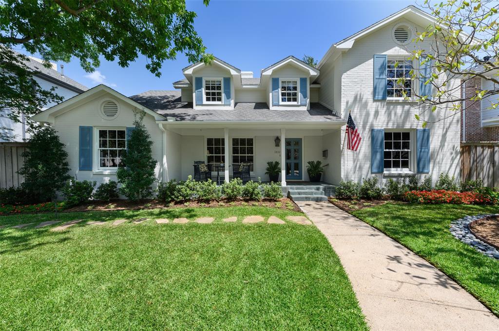 Beautiful 4 bedroom in coveted Hyer Elementary on a 70’ lot with pool + full quarters. Owners’ suite down with updated bath. Major closet. Gorgeous updated kitchen with 60” WOLF, coffee station, butcher block & Shaws sink. Eat-in banquette seating. Dramatic den overlooks covered patio with views to the pool & eternity grass. Upstairs flex room Separate utility room with sink. Lovely quarters above the 2-car detached garage. Very special block in UP walkable to the restaurants, shops & school.
