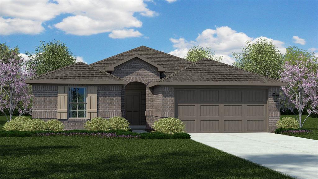 Now Selling in the new phase at D.R. Horton's Rosewood at Beltmill community in North Fort Worth and Eagle Mountain-Saginaw ISD!! Gorgeous Single Story 4 bedroom Huntsville floorplan-Elevation C, complete and Move-in Ready! Modern open concept with Living and Dining opening to large Chef's Kitchen located in the heart of the Home complete with seating Island, Granite Countertops, Stainless Steel Appliances, Gas Range and walk-in Pantry. Large primary Bedroom with 5 foot over sized shower and walk-in Closet. Luxury vinyl flooring at Entry, Hallways and Wet areas, plus America's Smart Home Technology Package. Covered front porch and back Patio, 6 foot stained fenced Backyard, Gas Tankless Water Heater, Landscape Package with full sod and Sprinkler System and more! Nearby nature, wildlife, and outdoor activities include Eagle Mountain Lake; Eagle Mountain Park offering hiking trails and nature; and Twin Points Park offering seasonal beach and party area rentals.
