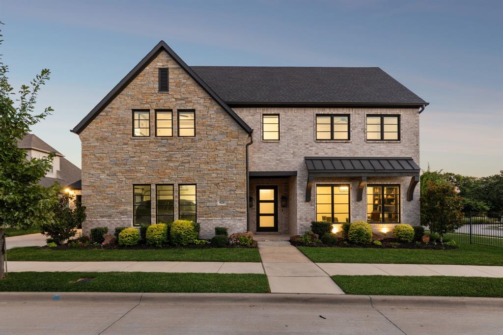 Welcome Home to this Gorgeous, Modern, open floor plan, Luxury home in Southlake Carroll ISD! Exquisite finishes compliment the modern, open, airy aesthetic to create the perfect home for everyone! Built in 2020, this light and bright house boasts 5 bedrooms each with its own Walk-in Closet plus En-suite Bathroom,  3 Living areas including a Media Room and separate Game Room, and a fantastic Chef's Kitchen complete with a back Pantry-Prep area. Designer finishes throughout including stunning wood floors, stone countertops, modern hardware, and designer lighting. Step outside to enjoy the best of Summer with the rectangular modern pool, spa, and turfed pool area for the perfect backyard. The Outdoor living area boasts over 700 sq. ft. of covered living space ready for Entertaining with large Ui grill, beverage fridge, sink and tons of stone countertops, plus a large sitting area with a Fireplace and automated screens for year-round enjoyment!  *Smart Home with Savant Home System and outdoor cameras convey with the home* Current owner has put many new upgrades to the home including an entire house water filtration system, automatic window shades, new garage modern glass doors in both garages to bring in day light and all media system in media room and new flatscreen tv's inside and outside!