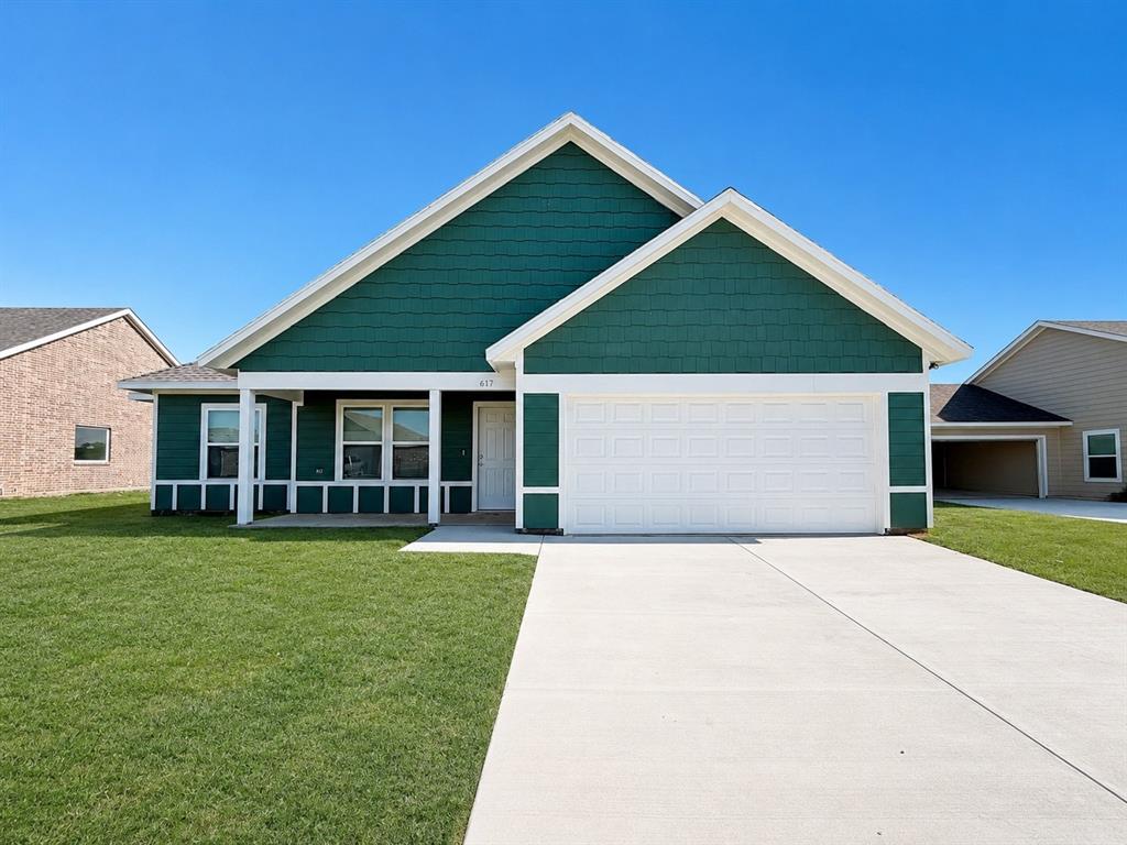Brand-new construction! This 3-bedroom, 2-bath, 1,353 sq. ft. home is currently being built in a vibrant new community and offers the perfect blend of modern comfort and affordability. Enjoy an open-concept layout and a thoughtfully designed floor plan ideal for everyday living.The kitchen will include a microwave range combo and refrigerator, providing a complete move-in-ready appliance package. A two-car garage offers secure parking and additional storage.The home also features a beautiful, spacious backyard, perfect for outdoor living, gatherings, and creating your own private oasis.This opportunity is part of an income-qualified program, and owner occupancy is required the buyer must meet the income guidelines and live in the home as their primary residence. Don’t miss your chance to own a brand-new home in an up-and-coming community! Completion is approximately 5-31-26.