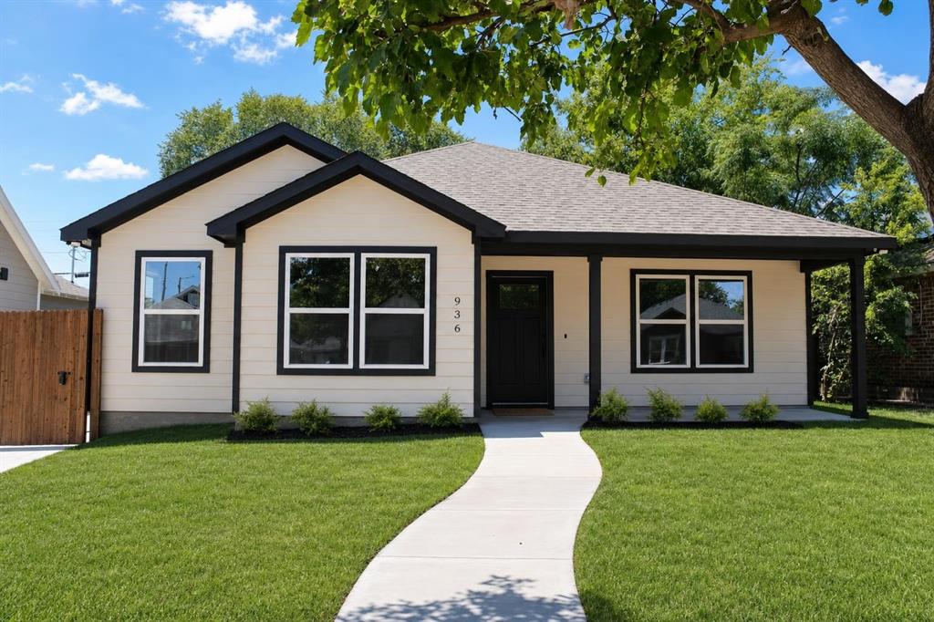 Step into contemporary comfort in the heart of Fort Worth’s sought-after Southside historic neighborhood. This brand-new 3-bedroom, 2-bathroom home blends modern farmhouse aesthetics with everyday functionality. The open floor plan is ideal for entertaining, featuring a stunning fireplace and a chef-ready kitchen with sleek stainless steel appliances.

The spacious primary bedroom offers a private oasis with a designer walk-in closet and an upscale bathroom. A laundry room large enough for full-size units and a folding station, chores have never been easier. Outside, enjoy Texas evenings on your covered front porch or host summer barbecues on the covered back patio—all within a private, wood-fenced yard with a convenient gate. Located just minutes from Downtown, the Hospital District, and major highways, this home offers the perfect balance of tranquility and urban access.
