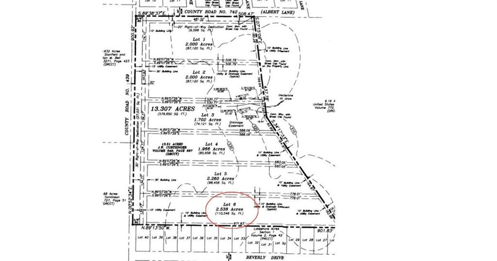 Lakeshore Estates - Land
