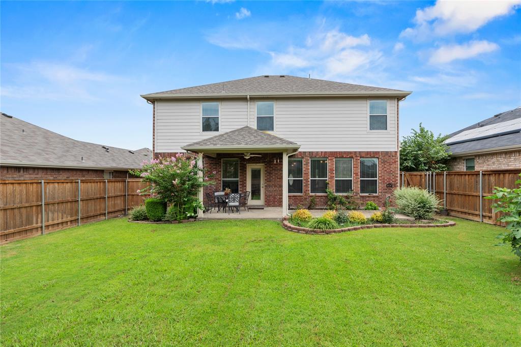 Serenity at its best! This beautifully maintained 3-bedroom, 2.5-bath home, owned by just its second owner, offers a perfect blend of comfort, space, and natural beauty. With a dedicated study with French doors, an upstairs game room, and well-sized bedrooms, this home provides plenty of room to live, work, and relax. Love the outdoors? You’ll enjoy peaceful greenbelt views right from your front door and take in the beauty of the extensive flowerbeds in both the front and backyard, filled with vibrant perennial plants that bloom year-round. Inside, you'll find an updated kitchen and bathrooms, fresh paint, and new flooring throughout, making this home truly move-in ready. Conveniently located just minutes from shopping, restaurants, scenic walking trails, and a short drive to McKinney, with Tickey Creek Park nearby for swimming, grilling, or simply enjoying nature. This home offers the ideal combination of comfort, convenience, and natural charm, along with an assumable FHA loan with a low interest rate, a rare opportunity to save significantly compared to today’s market rates.
