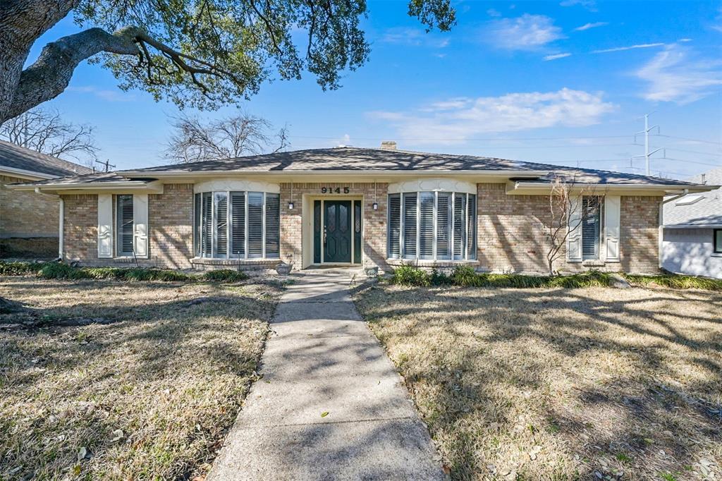 Newly renovated home in Highlands West zoned for the desirable Merriman Park Elementary!  Upon entering you are greeted by the home's beautifully preserved original oak floors throughout the main areas. The light-filled kitchen includes a large skylight, custom cabinets, granite countertops, a double oven, microwave, electric cooktop and dishwasher, overlooking a cozy breakfast nook.  Enjoy the raised ceiling and built in buffet in this area great for entertaining.  Adjacent to the kitchen, the spacious living room is anchored by a dramatic decorative fireplace and illuminated by another skylight, creating a bright and inviting atmosphere. All bedrooms have new laminate flooring and plantation shutters.  Both bathrooms have been completely renovated with modern fixtures.  The master ensuite has dual vanity sink areas, brand new stand-alone tub and separate shower.   Enjoy direct access to the new 2.5-mile Lake Highland Trail right from your backyard, perfect for biking and hiking to White Rock Lake. Don’t miss this rare opportunity to live in one of the most desirable neighborhoods! Pardon the dust as we make minor repairs. Any furniture shown is for illustrative purposes only and not included. IF YOU SEE THIS POSTING ON FACEBOOK, IT IS A SCAM. WE DON'T POST THERE.