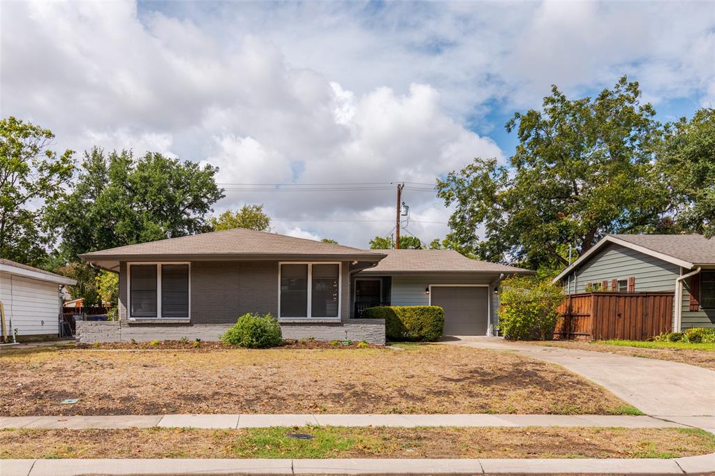 This quaint home in Garland won't last long. Step inside and you will see the amazing potential this home has for your family. Updated kitchen and bathroom in 2019, 3 nice sized bedrooms and a family room just right for cozy nights in. The large, fenced in backyard is perfect for your next gathering. Oversized one car garage with electric opener.  Located In the heart of Garland with close access to 190 and 635.  Don't miss this one!