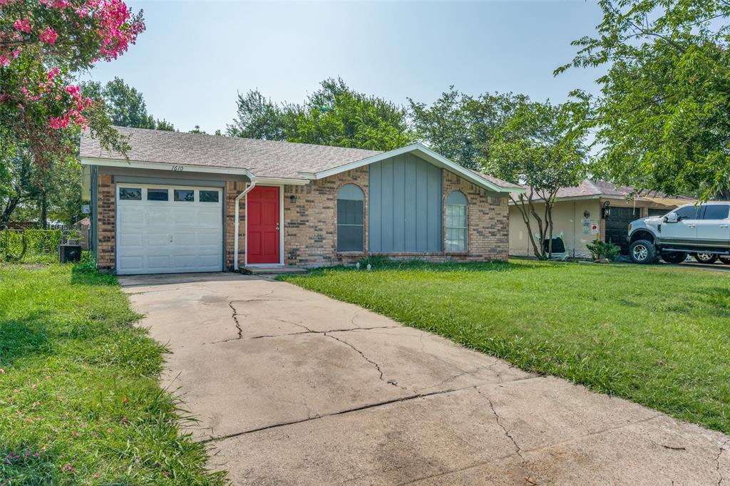 Welcome home to 1610 Avenue A, a charming and beautifully refreshed 3-bedroom, 1-bathroom residence that is completely move-in ready! Perfect for anyone looking for a clean, turnkey property in Grand Prairie, this home features a functional layout complete with a classic 1-car attached garage. Step inside to find a light and bright interior that has been freshly redone from top to bottom with a classic touch. The entire home features fresh, neutral paint and brand-new flooring throughout, offering a crisp and clean blank canvas for your personal style. Both the kitchen and the bathroom have been tastefully updated with a light, modern refresh, making the everyday spaces feel tidy, functional, and completely renewed. The property sits on a generous, nice-sized lot boasting a beautiful lawn and plenty of large, established trees that provide great shade, privacy, and an inviting outdoor space for relaxing or entertaining. Located in a highly convenient pocket of Grand Prairie, the location offers a quick and easy daily commute with fast access to both Belt Line Road and I-20. Even better, you are just a short drive from the fantastic outdoor recreation, parks, and boating at Joe Pool Lake. Families will also appreciate that the home sits in an ideal spot within Grand Prairie ISD, offering close proximity to Hobbs Williams Elementary School, Truman Middle School, and Grand Prairie High School. Professional pictures are coming soon, but this clean, updated gem won’t last long on the market. Schedule your tour today and see everything this lovely property has to offer!