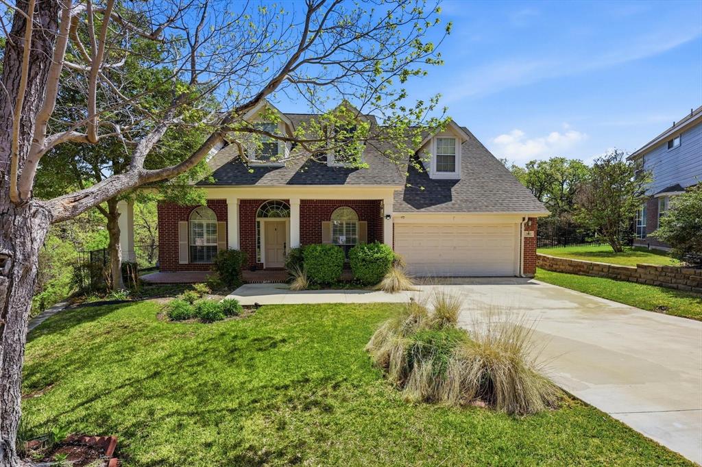 Nestled on a beautiful, treed creek lot in Highland Shores, this inviting home offers space, comfort, and wonderful outdoor living. The entry opens to a formal dining and a private study, creating an ideal layout for both entertaining and working from home. The home flows into a well-appointed kitchen featuring granite countertops and wonderful views of the backyard. The spacious family room showcases a cozy fireplace, custom built-ins, and walls of windows that bring in abundant natural light inside the home. Wood flooring and bright, open living spaces add warmth to the main areas. The private primary suite is conveniently located on the first floor, offering a quiet retreat. Upstairs, you’ll find 3 additional bedrooms, a large gameroom, and a versatile bonus room. Enjoy the backyard oasis, complete with a large patio featuring a built-in grill and refrigerator, perfect for entertaining. The pool and spa overlook the peaceful creek and mature trees, creating a relaxing and scenic setting. Located in highly sought-after schools, with Highland Shores amenities, and is just minutes from the lake, parks, trails, and shopping.  AGENT #2 FOR ALL QUESTIONS!!
