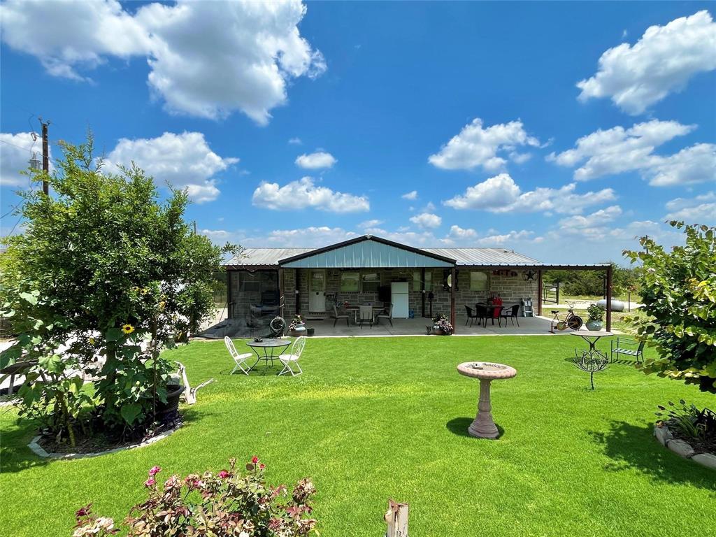 This fully-fenced and remodeled 4-bedroom, 2-bath home sits on a spacious half-acre lot, providing ample space for outdoor enjoyment. Located in a quiet area while still offering convenient access to schools, shopping, dining, and major highways. The home features updated plumbing, electrical, ductwork upgrades, along with an eye-catching exterior decorative stone wall that enhances curb appeal. Two oversized porches with the front featuring a concrete slab and the rear offering convenient covered parking. Both, providing excellent covered outdoor living space.