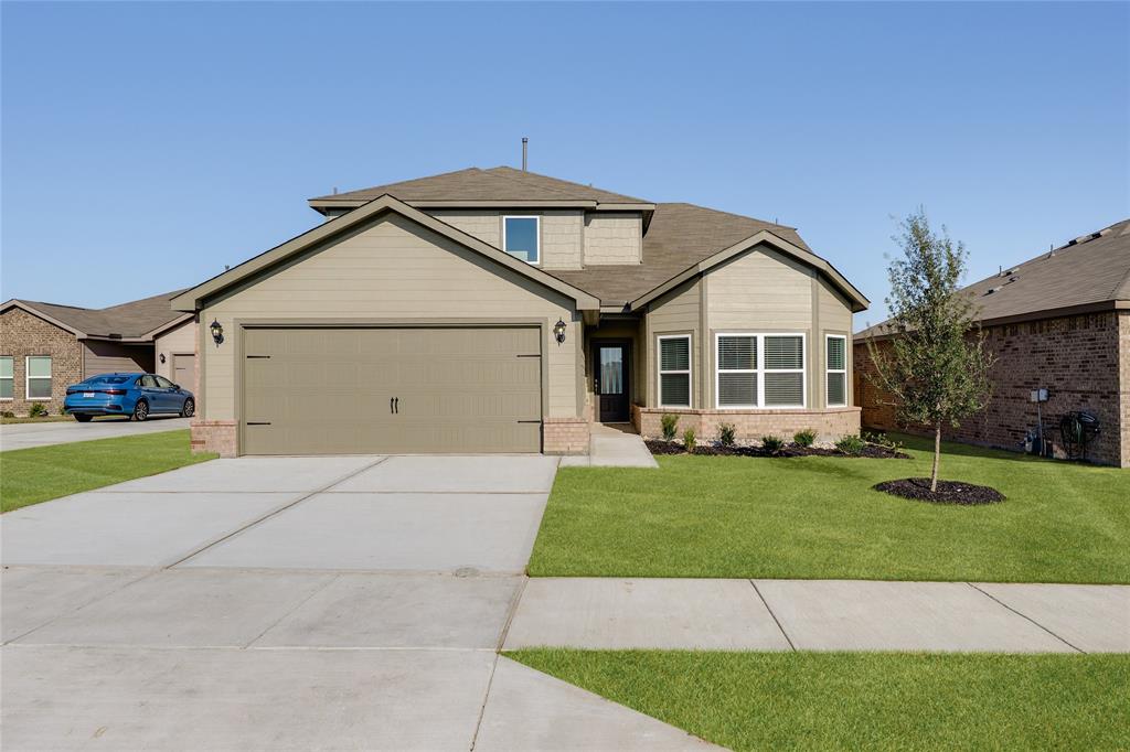 The Gideon plan is a spacious two-story home with four bedrooms, two-and-a-half bathrooms and open living areas designed for both family living and entertaining. Thoughtfully crafted with families in mind, the layout offers a seamless flow between the living areas which is great for everyday living and hosting. The master suite includes a generous bedroom, a spa-like bathroom with a garden tub, glass walk-in shower and a large walk-in closet for ample storage. Each bedroom features its own walk-in closet, and the kitchen boasts a spacious pantry to meet all your storage needs. Complete with an attached two-car garage and numerous upgrades, the Gideon delivers both style and practicality for everyday living.