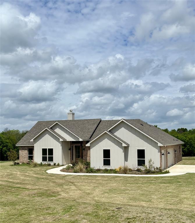 Discover Your Dream Home in Lone Oak, Texas!
Step into this stunning new construction home that offers the perfect blend of comfort, luxury, and privacy.  With 4 spacious bedrooms and 2 beautifully appointed baths, this home features an open floor plan designed for county living.
The heart of this home is the kitchen, complete with custom cabinets, granite countertops, and an oversized island perfect for meal prep and entertaining. Equipped with double ovens, stainless-steel appliances, and a generous walk-in pantry, this kitchen is a family’s dream. It overlooks a large family room with a beautiful fireplace, creating the perfect setting for cozy gatherings.
Set on 10+ acres, this home is perched on a small hill, offering private views from the master bedroom, family room, and kitchen-dining area. Whether you’re enjoying a cup of coffee in the morning or unwinding at sunset, the views are simply spectacular.
The oversized 3-car garage provides ample space for your vehicles and all your outdoor toys, making it easy to store everything you need for country living.
This is truly a one-of-a-kind property that combines modern amenities with serene country living. Don’t miss out on the opportunity to make this exceptional home yours. Schedule your private showing today!