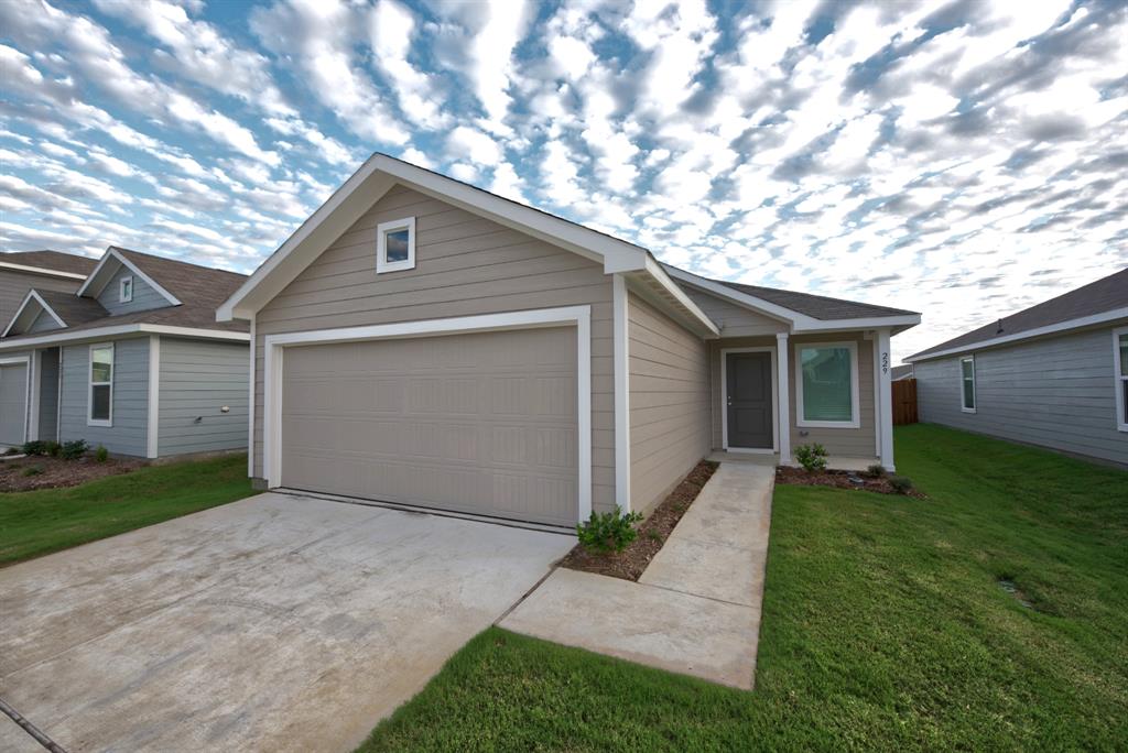 Up to $500 off the First Months Rent for Well Qualified Tenants! Welcome to your Brand New Home in the Beautiful Master Planned Community of Bridgewater surrounded by Lake Lavon! Live comfortably in this Single Story Open Floorplan with 3beds 2baths and a 2car Garage plus a Private Fenced Backyard. Inside features Tile throughout with Carpet in the Bedrooms. Kitchen and Bathrooms feature Granite Countertops. Refrigerator will be provided. Neighborhood Amenities features Fitness Center, Lazy River, Lake, Artificial Beach, Beach Volleyball, Swimming Pool, Splashpad, Playground, Putting Green, Acres of Trails, Basketball Courts, Community Clubhouse and much more. Onsite Mayfield Elementary within reach. Move in Ready. Call today for a showing!