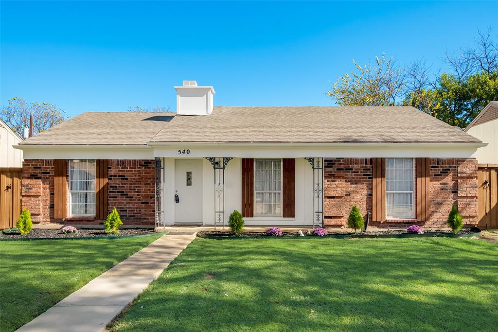 Welcome to this beautiful well-maintained 3 bedroom 2 bath home. It is a perfect starter home.  The living room and dining room offer an open family space. Granite countertops and stainless steel appliances.  The master bedroom has a walk-in closet.  The garage was converted in an extra room can be perfect for an office or game room.  The other part of the garage is for storage.   The backyard is enclosed with a nice fence that opens to a secure area for vehicles or a BBQ.