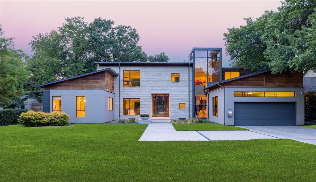Architectural gem situated on .42 acres in coveted Bluffview. Designed by noted architect Bentley Tibbs and custom built by Mark Siepiela. The stunning interiors transition seamlessly with sliding glass doors from the great room to the covered patio, outdoor kitchen with fireplace surrounded by majestic trees to accent exclusivity and privacy. Indoor and outdoor lines are blurred with expansive floor to ceiling windows flooding the interiors with natural light throughout.  Timeless designer finish-outs, thoughtful open floorplan featuring private owner’s retreat, study and guest bedroom down and an additional two bedrooms and game room with wet bar upstairs. This one will not last long!