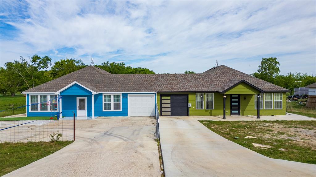 ***Back on Market due to financing reasons*** Discover a rare opportunity for multi-generational living or income potential on just over 1 acre in Kaufman County. This beautifully updated home offers a duplex-style layout with two separate living spaces under one roof, each designed with modern finishes and functionality in mind. Each side features its own kitchen, living area, dining space, and private primary suite, creating the ideal setup for extended family, guests, or rental use. The property includes 2 primary suites, 4 full bathrooms, 2 spacious living areas, and 2 dining areas. Inside, you’ll find sleek contemporary finishes, oversized tile flooring, designer lighting, and open-concept layouts that feel bright and inviting. The kitchens offer modern cabinetry, large islands, and ample space for entertaining. Both sides include a one-car garage with pass-through garage doors, providing convenient access to the expansive backyard. Situated on 1.01 acres, the property offers plenty of room to enjoy the outdoors, add a shop, or create your ideal outdoor retreat. Whether you’re looking for flexibility, space, or investment potential, this property delivers a unique blend of modern living and versatility.