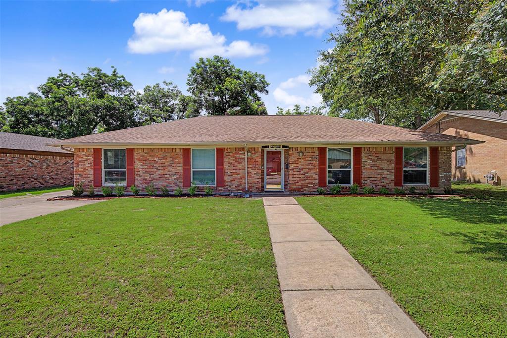 This lovely and maintained home offers built-in features such as additional storage in the hallway, and dressers in the 2 smaller bedrooms. It also includes the washer, dryer and fridge. It comes with a 2 car garage and an additional covered carport area in the back. The backyard has a concrete firepit area. It has a traditional living room and a flex secondary living or dining area in the front of the home. Owner occupied.