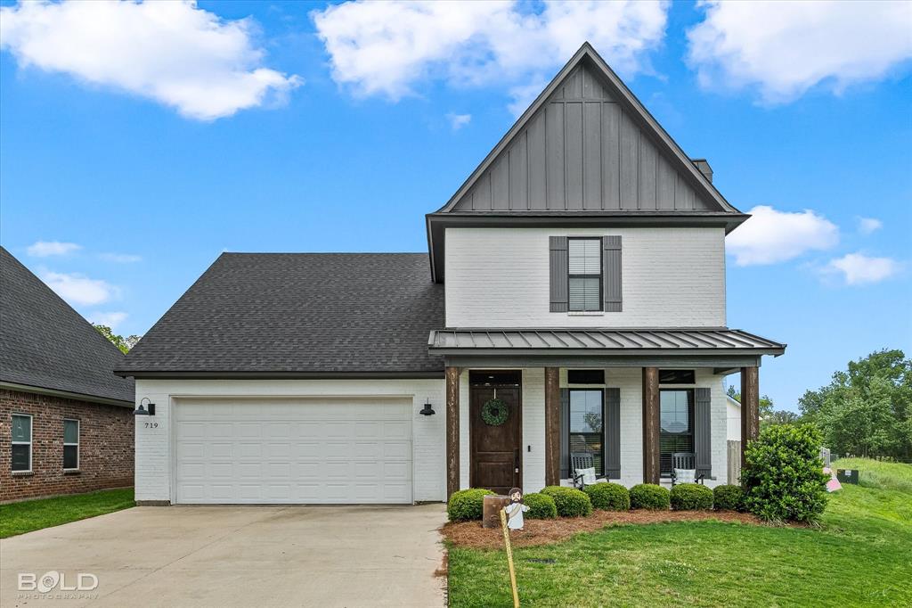 Located in the Willow Brook community, this beautiful, custom built, move in ready home offers comfort, style, and the warmth of Southern living in a gated neighborhood with wonderful amenities. Step inside this 2,256 Sq Ft home that features 3 bedrooms, 3.5 bathrooms, and hardwood floors throughout. The airy, open floor plan creates the perfect flow from the living room to the kitchen and dining area. The private remote primary suite is tucked away for peace and relaxation, offering a quiet retreat at the end of the day. Upstairs, the spacious loft area provides endless possibilities—use it as a second living room, game room, home office, or play space. In addition, the home includes a walk-in attic space with an existing doorway entry, offering excellent potential for a future 4th bedroom, bonus room, or additional living space. Outside, enjoy the convenience of a 2-car garage, a beautifully maintained yard with a full irrigation system, and inviting outdoor living space, including a covered patio, small outdoor kitchen, and charming porch swing—perfect for relaxing evenings or weekend gatherings year-round. Located in North Bossier and zoned for a highly sought-after school district, this home combines security, convenience, and charm in one beautiful package. With neighborhood HOA amenities and a gated entrance, Willow Brook offers a wonderful place to call home. Move-in ready and beautifully maintained!