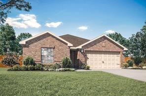 This one-story floor plan features an open-concept layout. The home boasts three bedrooms and two bathrooms including a magnificent private master suite with a large walk-in closet. The covered front porch gives this home great curb appeal while the covered back patio provides a perfect outdoor space to sit and relax in the evenings. Complete with beautiful granite countertops, wood cabinetry with crown molding and recessed lighting, the kitchen is the stunning centerpiece of the home. There is also plenty of cabinet storage space and a full suite of energy-efficient appliances.