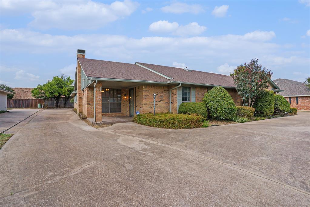 A true gem! This home features two primary suites, each with its own private ensuite bath, plus an additional full guest bathroom. Enjoy abundant storage throughout and your own private hacienda-style retreat. Conveniently located near Texas Christian University, this one is truly a win-win! Priced with its condition in mind. Seller is an institutional seller and responds during standard business days and business hours only. Thank you.