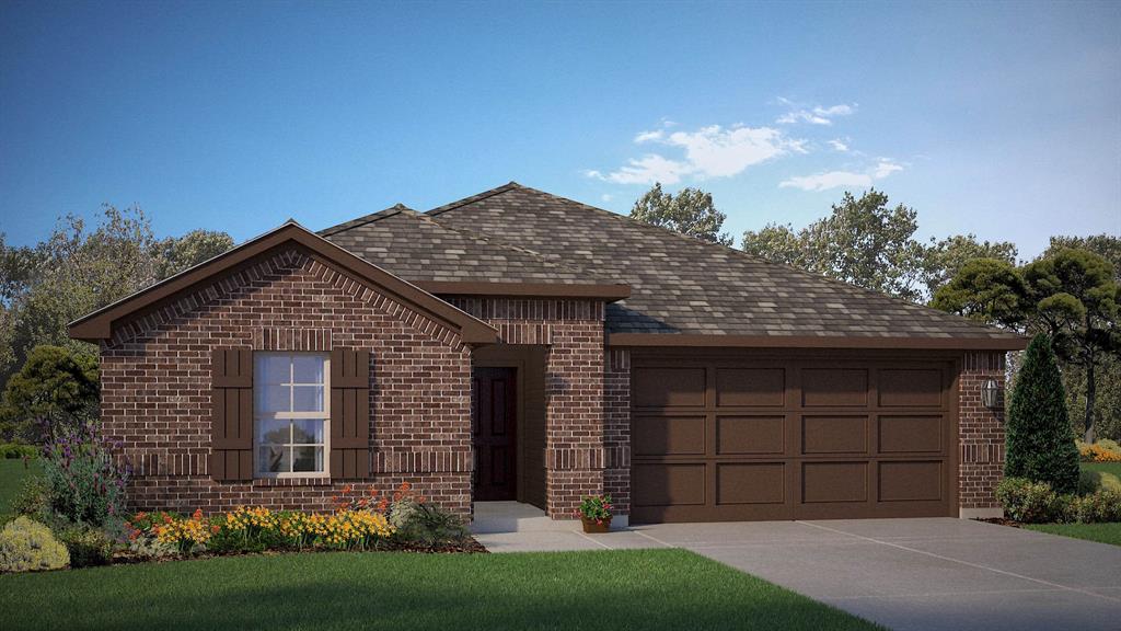 Now selling the new phase at D.R. Horton's Rosewood at Beltmill in North Fort Worth and Eagle Mountain-Saginaw ISD! Beautiful Single Story 5 bedroom-Lakeway floorplan-Elevation A, with an estimated Summer completion. Modern open concept with spacious Living, Dining and large Chef's Kitchen complete with Island, Stainless Steel Appliances, gas Range, Granite Countertops, and corner walk-in Pantry. Large primary Bedroom with 5-foot oversized shower and walk-in Closet. Quartz vanity tops in baths and Luxury vinyl flooring at Entry, Hallways, Kitchen, Breakfast, Utility and Bathrooms. State-of-the art energy efficiency features plus Home is Connected Smart Home Technology Pkg. Covered front porch, covered back Patio and 6 ft privacy fenced Backyard. Landscape Package, full sod, Sprinkler System and more! Community Pool, Playground and Walking Trail. Nearby nature, wildlife, and outdoor activities include Eagle Mountain Lake offering Boat and Jet Ski rentals; Eagle Mountain Park offering hiking trails and nature; Twin Points Park offering seasonal beach and party area rentals.