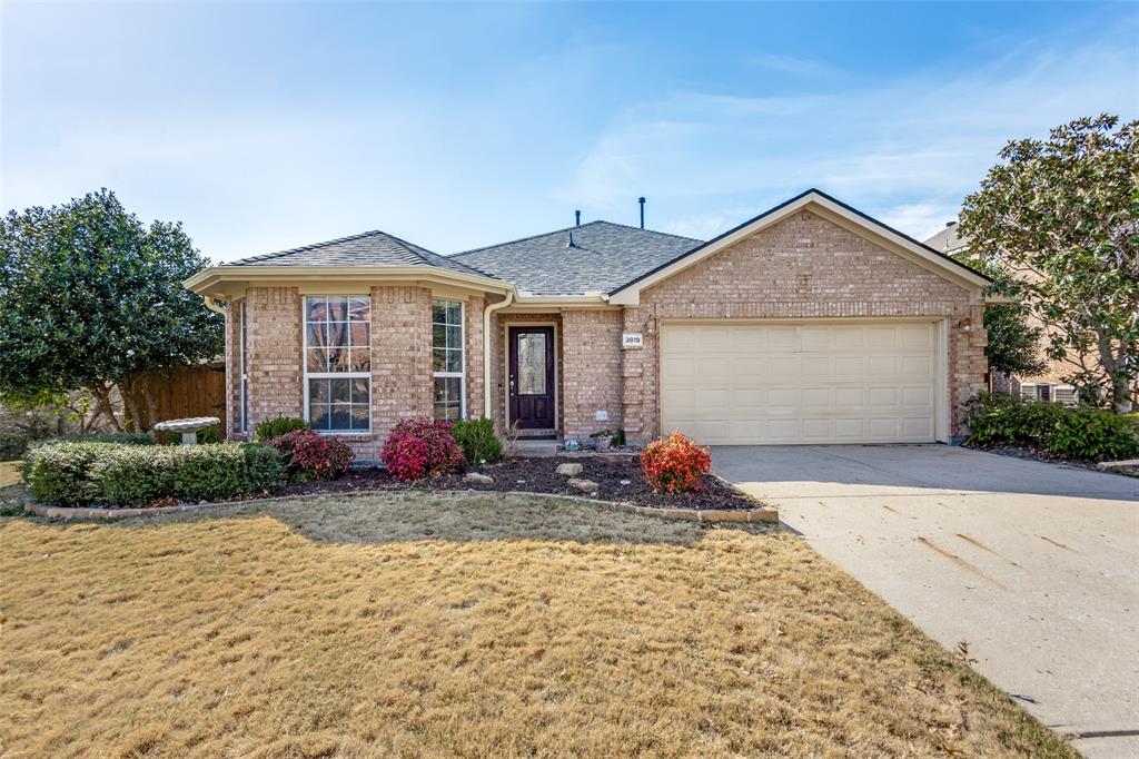 BACK ON THE MARKET DUE TO BUYER FINANCING.  Lovely home in an established neighborhood with a large fenced yard that is bordered by a greenbelt area in the rear and on one side of the home. There are no neighbors to the back or left side of this home. House has been very well maintained including a NEW ROOF, new carpet and new interior paint in February 2026. New sod and sprinkler system replacements were done in 2025 and the hot water heater was just replaced in 2024. All four sides of the home are brick. The kitchen has a big bay window that allows so much natural light and the frig will convey.  Retreat to the master bedroom with an ensuite bath and a large walk in closet. The other two bedrooms are large with walk in closets as well. It has easy access to both SH121 and to hwy 75 which is very convenient for traveling to work, the airport. etc. This home is in the sought after MELISSA ISD and is close to restaurants, shopping and entertainment. You will love this Home!!