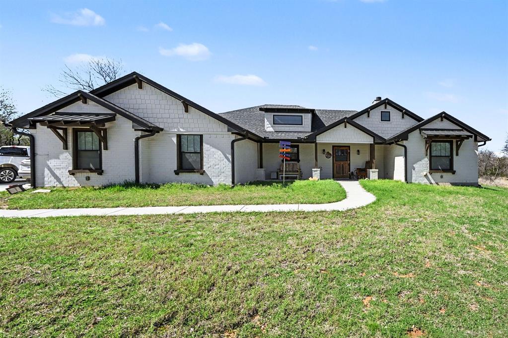 Welcome to this beautiful 3-bedroom, 3.5bathroom home located in the peaceful North Star Pointe lake community on Lake Bridgeport. LAKE VIEW! This gated community is a true gem and one of the best-kept secrets in North Texas. With countless coves and scenic points.

Situated on a spacious acre lot, this home offers the perfect blend of relaxation and entertaining with breathtaking lake views and tranquil surroundings. Step inside to an inviting open-concept floor plan filled with natural light, and expansive windows designed to capture the beauty of lakeside living.

The kitchen features ample cabinetry, generous counter space, and a large island WITH MORE CABINET SPACE, perfect for meal preparation or casual dining. The primary suite serves as a private retreat with access to the screened in rear patio to welcome in the peaceful views and surroundings.

Residents of North Star Pointe enjoy gated security, community amenities including a boat launch, clubhouse, and pool.