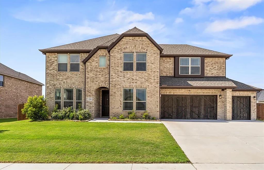 Summertime deal! $25k below tax assessed. Barely lived-in 2024 build in the desirable Oasis neighborhood in Waxahachie’s North Grove area. Offering 5 bedrooms, 4.5 baths, and 4,604 sqft, this spacious home delivers modern function, flexible living areas, and the feel of new construction without the wait. The floor plan includes a dedicated office, media or TV room, upstairs bonus area, and generous living spaces designed for everyday living, working from home, entertaining, and hosting guests. The large primary suite features dual vanities, an oversized walk-in shower, and a spacious walk-in closet. Additional highlights include an EV charging port in the garage and a large backyard with room for outdoor living, pets, play, future improvements, or a pool. Move-in ready with space, flexibility, and modern convenience in one of Waxahachie’s growing North Grove communities, close to schools, shopping, restaurants, and everyday conveniences.