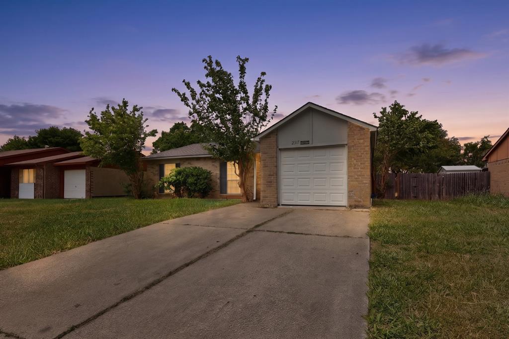 Welcome to 2317 Idlewood Drive! This well-maintained 3 bedroom, 2 bath home with a 1 car garage is ready for its next owners to make it their own.  Step outside to a spacious, fenced backyard that offers endless possibilities for creating your dream outdoor oasis. Whether you enjoy entertaining, gardening, or simply relaxing, there's plenty of room to make it your own—and your pets will love it too.  Conveniently located in East Arlington, this home is nestled in a quiet neighborhood with easy access to major highways, shopping, dining, and entertainment.  Recent updates include fresh interior paint throughout and updated glue-down luxury vinyl plank flooring in the bedrooms, bathrooms, and laundry room. The roof is approximately three years old.  Foundation repairs were completed in 2018 and have been recently re-evaluated by a licensed engineer. For added peace of mind, an engineer's report and transferable lifetime warranty will be provided.  Don't miss this opportunity to own a great home at an attractive price. Schedule your showing today and settle in before summer is over!