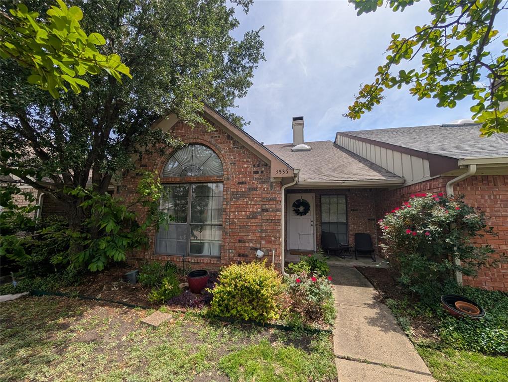 Nice two story condo in Central Plano!  No HOA!  Tenant occupied now and lease expires June 30th.  Nice and open living room with vaulted ceilings and fireplace.  Dining with wet bar off kitchen.  Spacious kithen features breakfast bar and lots of cabinets.  Engineered wood flooring throughout living, dining, and kitchen.  Full size washer and dryer connections in utility hallway next to the one car attached garage.  Primary bed upstairs with en suite bath and walk in closet.  Primary bath features tub and stand up shower.  Guest bed downstairs with en suite bath and walk in closet as well.  Private fenced patio off dining.  Perfect for investors and first time home buyers alike!