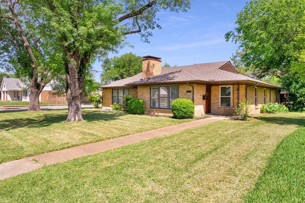 Tucked into one of Farmers Branch’s most welcoming pockets, this irresistibly charming 3-bedroom, 2-bath home blends everyday comfort with thoughtful updates and a true sense of community. Just a short stroll to highly rated Janie Stark Elementary, nearby parks (1.5 miles to the Shops of Mustang Station and Manske Library, 1 mile to Joya Park, .5 mile to Mallon Park) and convenient grocery shopping, the location makes daily life feel easy and connected.

Inside, you’ll find a home that has been lovingly maintained and smartly improved. Foam insulation keeps energy bills refreshingly low, while recent updates offer peace of mind: kitchen faucet, disposal, and dishwasher all replaced in 2025; water heater and ceiling fans in 2024; and roof and gutters in 2022. The foundation comes with a transferable warranty, adding an extra layer of confidence.

Step outside and the magic continues. A very large backyard bursts with established perennials, creating a colorful, ever-changing retreat perfect for relaxing or entertaining. The full sprinkler system keeps everything lush with minimal effort. A detached garage, accessed from a side street, provides added privacy along with valuable extra storage space.

Beyond the property, enjoy all that Farmers Branch is known for—vibrant parks, a top-notch recreation center, and a growing collection of local restaurants that give the area its flavor and charm (1 mile to Farmers Branch Historical Park where the annual Fourth of July Fireworks are celebrated and 1 mile to the Rose Gardens of Farmers Branch!). Friendly neighbors and a strong sense of community make this more than just a house—it’s a place to truly feel at home.