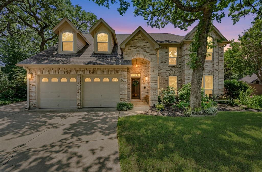 Tucked away on an oversized cul-de-sac lot in the highly desired Abbermare neighborhood, this exceptional David Weekley home, lovingly maintained and updated by its original owners, offers a rare combination of space and privacy in an established community with no HOA. The backyard enjoys total seclusion with no neighboring homes looking in, creating a peaceful retreat just minutes from DFW highways, shopping, and dining. Inside, the main level features rich engineered hardwood floors, updated energy efficient windows, smart-home tech, a central vacuum system, two spacious living areas, a formal dining room, and an eat-in kitchen. The primary suite features a generous ensuite bath with heated floor. The second floor is designed for ultimate flexibility, featuring a massive Game Room complete with an attached bath featuring a steam shower. This room can also serve as a second primary bedroom. Off this suite sits a versatile bonus room, excluded from the official square footage, ideal for a home office, hobby room, or dream closet. This second floor Game Room also seamlessly connects to a fourth bedroom that could serve as an office or living room. Both spaces maintain their own independent glass French door entries from the hallway for separation and privacy. Two additional upstairs bedrooms are connected via a Jack-and-Jill bathroom, one bedroom featuring an oversized bay window with views of the park-like backyard, the other has a massive window overlooking the front cul-de-sac. Outside, the three-car garage configuration includes an attached two-car garage plus a detached single-car garage insulated with a window AC unit, making it the ultimate setup for a workshop, home gym, or studio. To make the outdoor experience even better, the home comes with a built-in Big Green Egg Smoker-Grill and outdoor cooking area. Complete with a tight-knit community of just 30 homes, this versatile property truly offers a unique lifestyle opportunity.