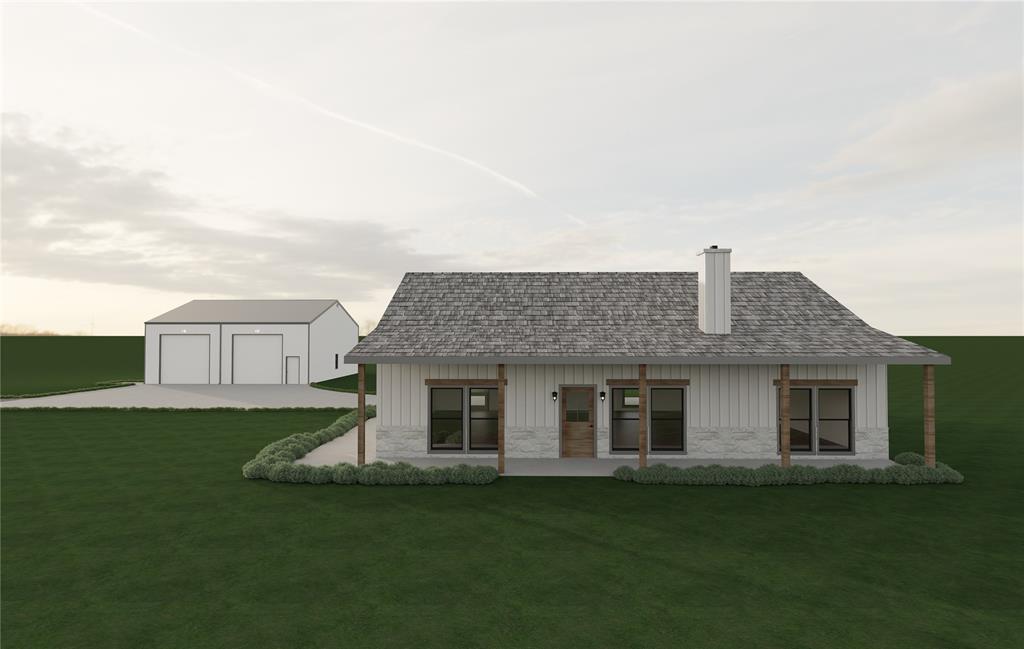 Welcome to your own slice of Texas! This stunning new construction home sits on 12.52 acres along Lake Valley Road, offering the perfect blend of country living and modern comfort. Set on a corner lot, this 3 bedroom, 2 bathroom home boasts 1,600 square feet of thoughtfully designed living space, complete with a carport and an impressive 30x30 shop—ideal for equipment and hobbies. The land itself is a standout feature—sandy loam soil blanketed in coastal grass makes this pasture ready for livestock, horses, or recreational use. A natural tree line along the property boundary provides beauty, shade, and built-in privacy, creating a peaceful retreat you'll never want to leave. One of the most exciting aspects of this property: the seller or builder will entertain modifications to the home, with pricing adjusted accordingly. Don't miss your opportunity to build your dream on this exceptional piece of North Texas land! A Vimeo rendering is available in Transaction Desk for your review. Please note the rendering is not an exact representation but is intended to give buyers a general idea of what the completed home and shop will resemble. 

Buyer and Buyers Agent to verify all information.
