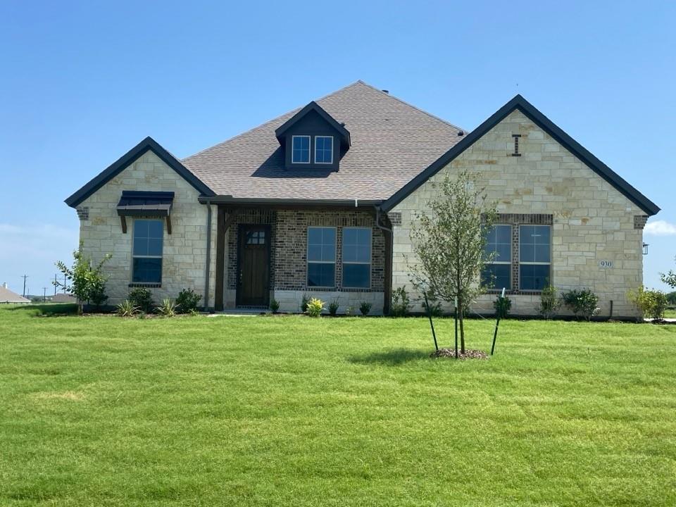 Estimated March 2026 completion! Ask us about our Trade In Trade Up program, we can buy your home! 1+ Acre Homesite! Step into the Bluebonnet by Riverside Homebuilders and embrace a lifestyle of comfort and functionality. With 4 bedrooms and 3 bathrooms sprawled over 2,686 square feet, this single-story haven offers ample space for every member of the family. As you enter through the inviting porch, the airy foyer sets the tone for the home's open layout. The owner's retreat boasts a spacious walk-in closet and a spa-like bathroom, offering a sanctuary for relaxation. Convenience is paramount with the laundry situated just off the bedrooms, accompanied by a mud bench near the garage entrance. To embrace the beautiful DFW weather without having to leave your home, step outside to the generous covered patio—where endless possibilities for outdoor enjoyment await. Owner financing available.