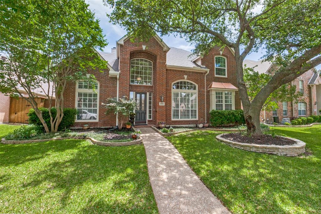 Welcome home to this beautiful jewel in desirable Glen Meadows, enhanced with close proximity to the Glen Meadows Park & Barksdale Elementary School! Offering a perfect blend of comfort, functionality, & style, this home is designed for both everyday living & effortless entertaining. 
Step inside to an open floor plan filled with natural light, first floor tile & wood floors all creating a seamless flow. This spacious layout offers plenty of room for gatherings while still enjoying private space & quality throughout. The large chef's kitchen includes granite counters & island, refrigerator, convection oven, microwave & a recently installed Maytag dishwasher. The huge walk-in pantry is sure to please! A generous breakfast room is enhanced with a wall of cabinets. You will love how the kitchen & breakfast room flow into the oversized family room!
Storage is abundant throughout, with generous closet space, cabinetry, & smart storage options. Four spacious bedrooms boast a private primary suite on the first floor. The downstairs utility room houses a built-in ironing board, numerous cabinets & hanging clothes rod, too. It is thoughtfully located as you walk in from the 2 car garage. A nearby half bath is also convenient on the first floor.
The second floor provides carpeting & a spacious game room with a wall of built-ins, plus 3 large bedrooms & 2 well-designed tiled bathrooms.
Outdoors, your private retreat awaits with an inviting Gunite chlorine heated pool. This property also includes an attached 2-car garage & parking pad for added convenience & functionality. An additional refrigerator in the garage will remain.
The Class IV Hail-Resistant roof is another favored feature! Details available in the Transaction Desk. Recent updates include fresh paint, bathroom light fixtures & dining room chandelier, Maytag dishwasher, many windows recently replaced, & high speed internet equipment.
Welcome to one of Plano's finest neighborhoods... Make this your new address!